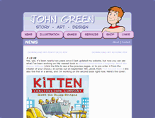 Tablet Screenshot of johngreenart.com